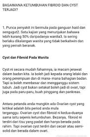 Dilansir dari healthline, fibroid rahim merupakan pertumbuhan abnormal yang berkembang di dalam rahim wanita yang membuat perempuan susah. Rahim Adalah Emas Bagi Wanita Jom Pink Lady Ampang Facebook