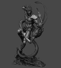 Artstation Star Platinum Vs Hierophant Green Wandah Kurniawan Jojo Bizzare Adventure Character Art Models And Figurines