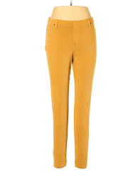 details about faded glory women yellow jeggings l