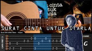 Virgoun Surat Cinta Untuk Starla Fingerstyle Tab Chord Tutorial Tab Untuk Belajar Youtube