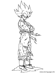 We have some images of dragon ball's main character for you to print and color in. Goku Super Saiyan Coloring Page Coloring Pages Printable