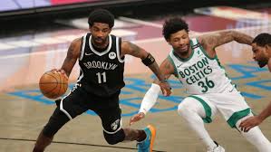 Who is the leading scorer in bucks/nets game 1. Kyrie Irving Nets Short Handed Celtics