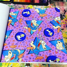 Printable colouring book for kids. Rocko S Modern Life Coloring Page Asperger S Autism Forum