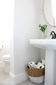 We did not find results for: I Guess The Fancy Term Is Powder Room But We Just Call It The Hall Bathroom I Ve Not Purposely Been H Powder Room Small Powder Room Storage Tiny Powder Room