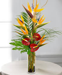 Bird Of Paradise Bouquet Care Tropical Paradise Bouquet At Beneva Flowers Tropical Flower Arrangements Ikebana Flower Arrangement Tropical Floral Arrangements