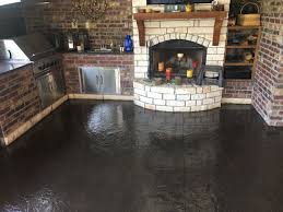 Concrete Overlay Kitchen Flooring Concrete Floors Modern Kitchen Flooring