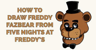 How To Draw Freddy Fazbear From Five Nights At Freddy S Easy Drawings Drawing Tutorial Easy Drawing Tutorial