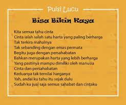 Pin On Puisi Lucu