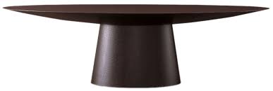 Soft forms and sophisticated finishing for the ufo table: Ufo Full Medium Round Table By Emmemobili In Dining Tables