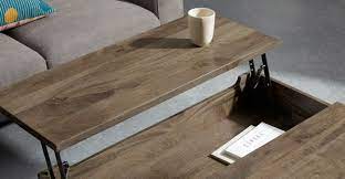 lomond uitklapbare salontafel met opbergruimte mangohout en zwart made com koffietafel salontafel opbergruimte