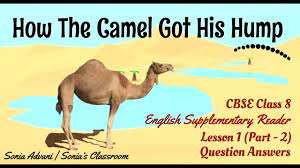 How the camel got his hump. How The Camel Got His Hump Question Answers Cbse Class 8 English It So Happened Lesson 1 Youtube