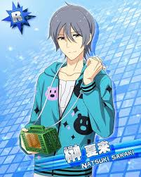 sidem idolmaster natsuki sakaki r10 splashing water live idolmaster sakaki anime