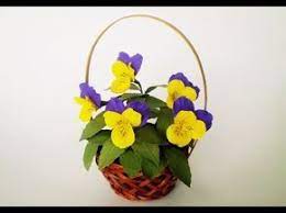 How To Make Pansy Flower From Crepe Paper Craft Tutorial Youtube Paper Flower Video Paper Flower Tutorial Paper Flower Garlands
