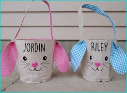 These personalized easter baskets look more traditional and will be suitable for either gender. 16 Personalized Easter Baskets For Babies Toddlers Up