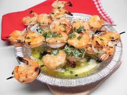 They cook so quickly, it's a light meal, and if they're frozen, they only take a few. Grilled Garlic And Herb Shrimp Recipe Allrecipes