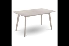 White solid wood dining table. Dining Table 150 X 90cm Solid Wood 6 Seater Scandinavian White Oak Matt Blatt