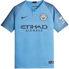 Icon sports manchester city f.c. Nike Manchester City 2018 19 Youth Home Stadium Jersey Wegotsoccer