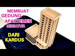 Sandi Master Minimalis Youtube Kardus Miniatur Apartemen