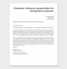 Zaib is very one of the best candidate for our company. Character Reference Letter For Immigration Format Samples
