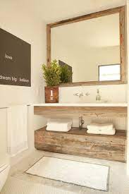 I knew building the vanity top would not be the issue, i have tackled much bigger projects. Reclaimed Wood Vanity Cottage Bathroom Eric Olsen Design Cottage Bathroom Rustic Bathrooms Bathrooms Remodel