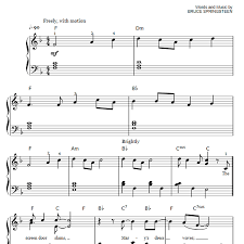 Discover our piano sheet music for streets of philadelphia.this beautiful song was written and performed by american rock musician bruce springsteen for the 1993 movie philadelphia.the film was a great success in america and went on to achieve critical acclaim worldwide, with the theme song winning numerous awards including the academy award for best original song and four grammy awards.choose. Bruce Springsteen The River Piano Sheet Music Best Music Sheet