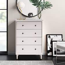 This white tall dresser will renew the look of a modern bedroom, especially when paired up with the white bedside vintage mahogany regency style carved paw feet tall chest dresser by white furn. 55 Inch White Dresser Wayfair