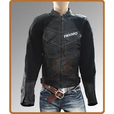 Teknic Mercury Black Biker Jacket Biker Leather Motorcycle Jacket