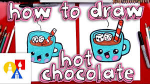 How To Draw Cartoon Hot Chocolate Hot Chocolate Drawing Art For Kids Hub Hot Chocolate Art