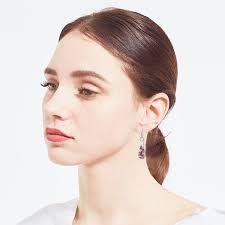 Glass Earrings For Women Handmade LAMPWORK Glass Bead Set DONNA MILLARD  Blue Purple Beaded Dangle Earrings