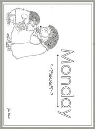 Beautiful days of the week coloring page. Photo Days Of The Week Coloring Page Monday Century Jan Bretts Coloring Pages Album Bumblebee Ladybug S Garden Fotki Com Photo And Video Sharing Made Easy