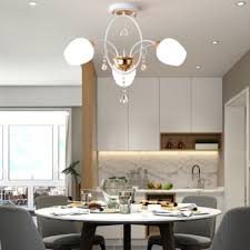 Ring Living Room Light Fixtures Metal 3 6 Lights Modern Semi Flush Ceiling Lighting In Black White Takeluckhome Com