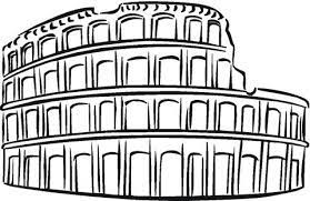 El coliseo de roma y los 'munera' de los gladiadores. Resultado De Imagen De Romanos Colorear Coliseo Romano Dibujo Roma Para Ninos Coliseo Romano