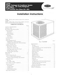 Carrier Package Units Both Units Combined Manual L1002562