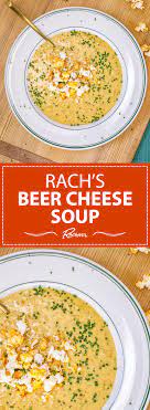 Rachael S Beer Cheese Soup And Cauliflower Salad Beer Cheese Soups Beer Cheese Cheese Soup