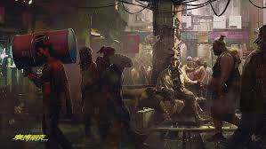 Recent wallpapers by our community. Hd Wallpaper People Walking On Street Animation Screenshot Cyberpunk Cyberpunk 2077 Wallpaper Flare