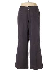 Details About Venezia Women Gray Casual Pants 18 Plus