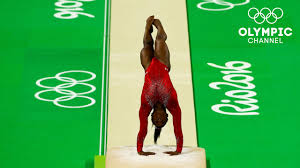 As simone biles walked off the podium following her opening floor routine of her tokyo olympics, she laughed bitterly to herself with her first rotation of usa's simone biles reacts after a challenging day for usa's gymnastics team. 1 6 Simone Biles Highest Scored Event 16 050 31daysofolympics Youtube