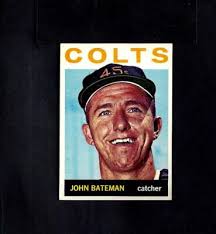 1964 TOPPS #142 JOHN BATEMAN-1--COLTS--NO CREASES--EX/MT/NR/MT++