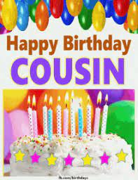 Happy Birthday Cousin Gifs Tenor