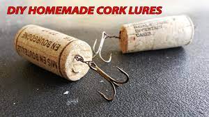 Simple and effective diy fishing lure by: How To Make Fishing Lures With Cork Diy Youtube