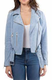 Bagatelle Nyc Suede Jacket Nordstrom Jackets Leather Jacket Outfits Blue Suede Jacket