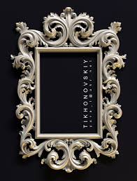 3d Model Of The Frame For The Mirror Cnc Model Yura T Ukr Net Cnc Bas 3d Bear Frame Sculpture Decoratio Frame Mirrored Picture Frames Carved Wood Frame