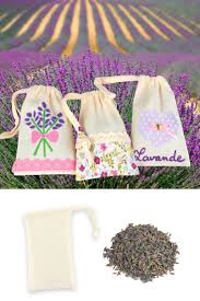Pochons De Lavande Lot De 6 Coton Lin 10 Doigts Activite Manuelle Senior Sachets De Lavande Lavande