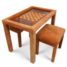 Vintage Suede Chess Backgammon Game Table In 2020 Vintage Suede Table Games Backgammon Game