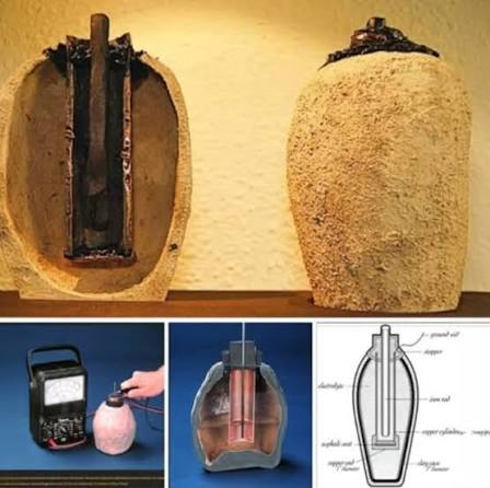 Ancient Baghdad battery's electrochemical principles