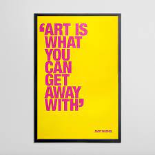 Musings about warhol, pop art, life, and entertainment. Andy Warhol Foundation Quote Series Screen Prints On Behance