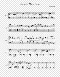 Piano Sheet Music Time To Say Goodbye Song Piano Png Pngegg