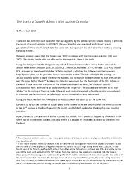 Pdf The Starting Date Problem In The Jubilee Calendar M A Hook Academia Edu