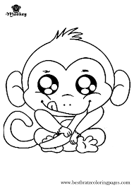 Free Printable Monkey Coloring Pages For Kids Monkey Coloring Pages Cartoon Coloring Pages Monster Coloring Pages