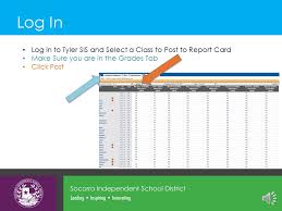 Add your text and images, apply filters, and finalize your report card. Post Report Cards Tyler Sis Online Tutorial Ppt Download
